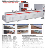 CNC Door Lock Machine